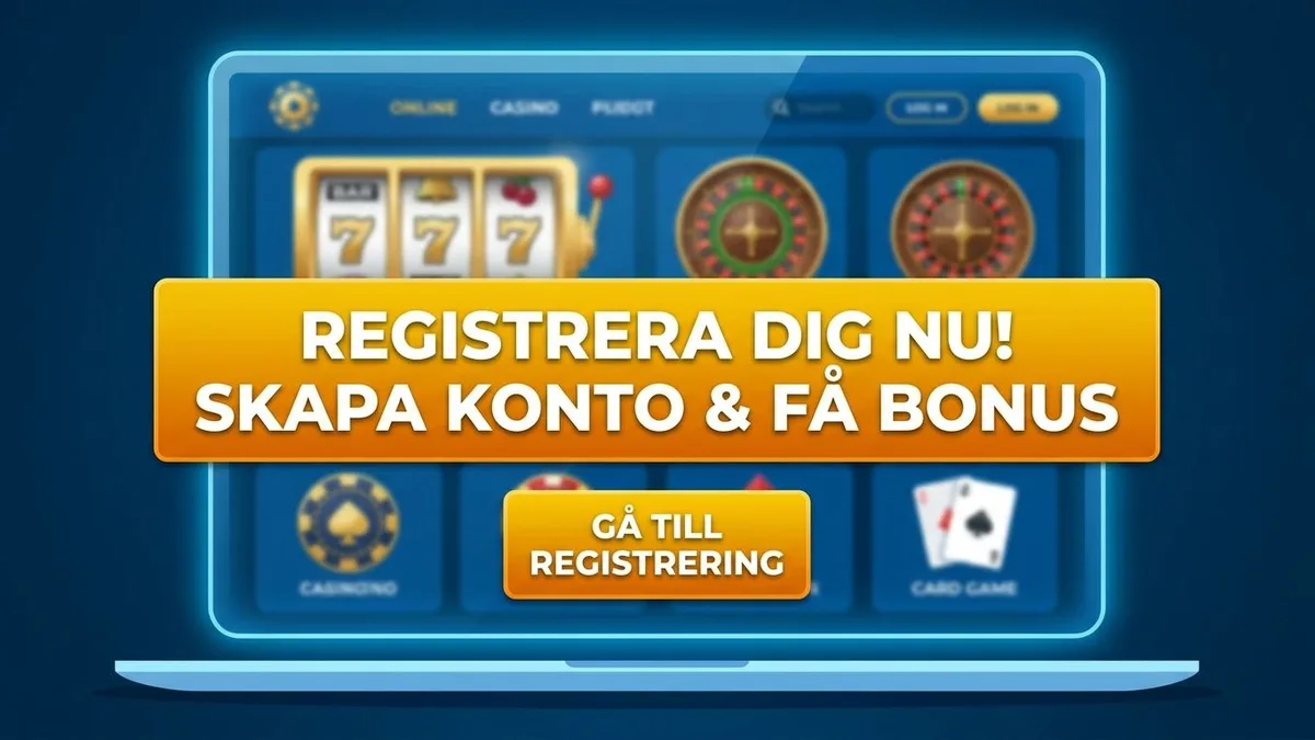 Registrera dig med bonus